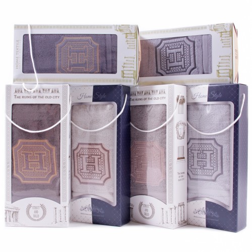 Набор полотенец махровых 88-793 88-794 в коробке Б из Иваново