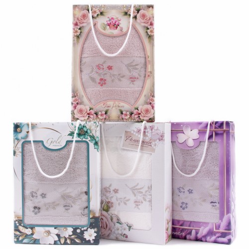 Набор полотенец махровых 88-764 88-765 в коробке Л из Иваново