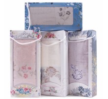 Набор полотенец махровых 88-764 88-765 в коробке Б