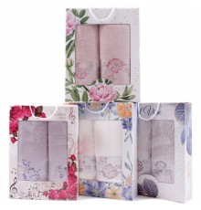 Набор полотенец махровых 88-764 88-765 в коробке Б+Л