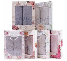 Набор полотенец махровых 88-582 88-583 в коробке Б+Л