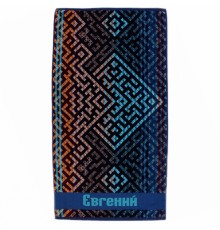 Полотенце махровое пестротканое жаккардовое Евгений 7240-10
