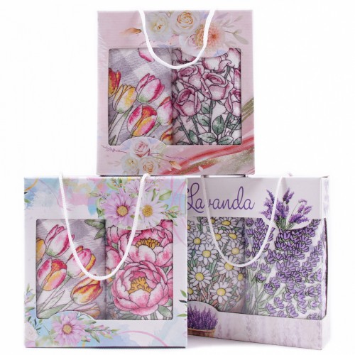 Набор салфеток микрофибра 28615300 в сумочке 4шт.  из Иваново