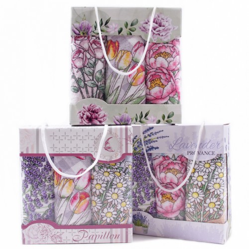 Набор салфеток микрофибра 28615300 в сумочке 6шт.  из Иваново