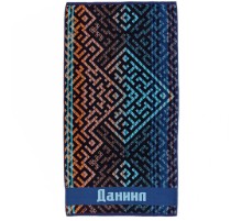 Полотенце махровое пестротканое жаккардовое Даниил 7240-26