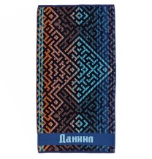 Полотенце махровое пестротканое жаккардовое Даниил 7240-26