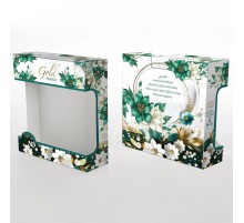 Подарочная коробка Контурные цветы ТС-40 Р+Р