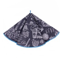 Полотенце вафельное круглое D65 502322-3 тдл