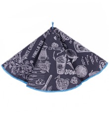 Полотенце вафельное круглое D65 502322-3 тдл