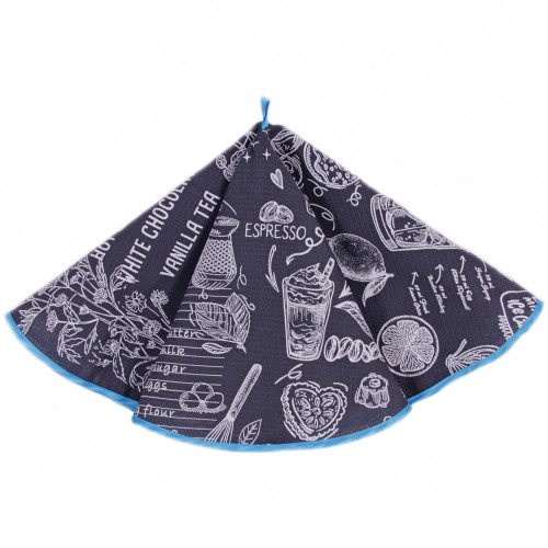 Полотенце вафельное круглое D65 502322-3 тдл из Иваново