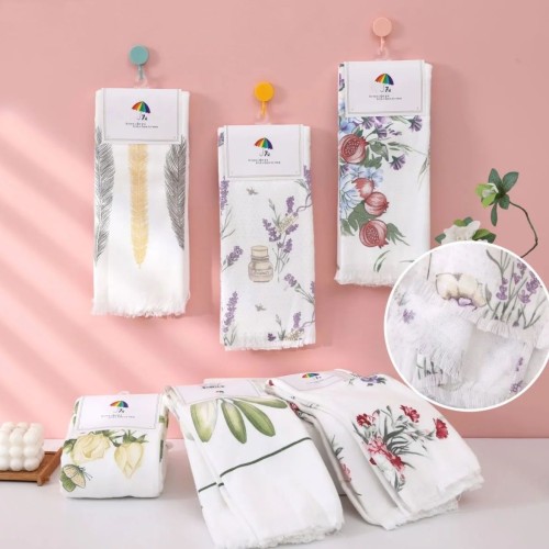 Набор полотенец  хлопок-махра 8511692 ручных 2 шт.в скрепке в Санкт-Петербурге