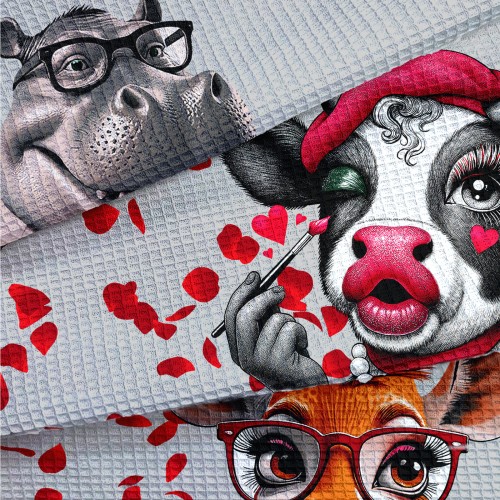 Вафельное полотенце Купон 50х63 см 29481-1 тк из Иваново