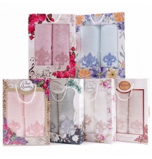 Набор полотенец махровых 6806865 6805865 в коробке Б+Л