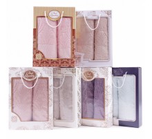 Набор полотенец махровых 88-570 88-571 в коробке Б+Л