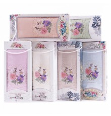 Набор полотенца микрофибра 98-1032 98-1033 в коробке Б