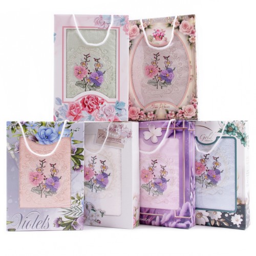 Набор полотенце микрофибра 98-1032 98-1033 в коробке Л из Иваново