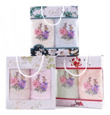 Набор полотенец микрофибра  98-1034 в сумочке Р+Р