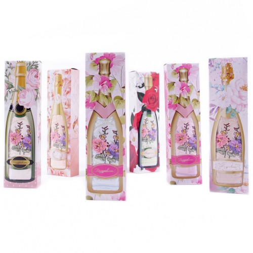 Набор полотенца микрофибра 98-1034 в бутылочке Р из Иваново