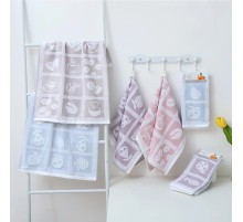 Набор полотенец  хлопок-махра 88-635 ручных 2 шт.в скрепке