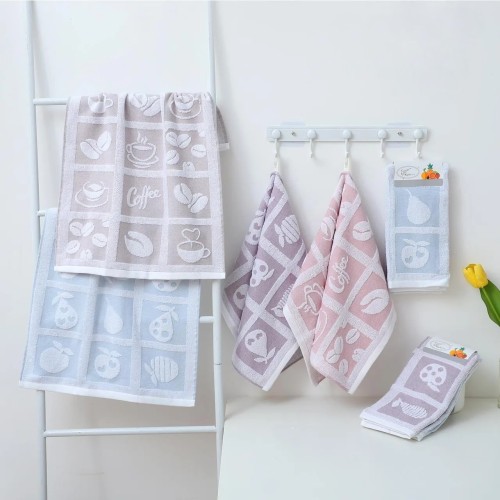 Набор полотенец  хлопок-махра 88-635 ручных 2 шт.в скрепке из Иваново