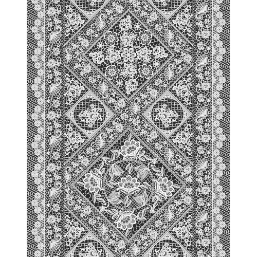 Салфетка-дорожка на стол хлопковая Ажур 29473-1 тк из Иваново