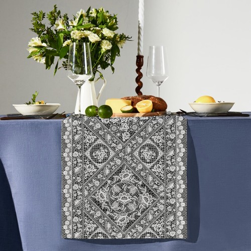Салфетка-дорожка на стол хлопковая Ажур 29473-1 тк из Иваново