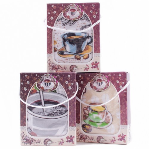 Набор полотенца микрофибра Y13 в коробке  Р из Иваново