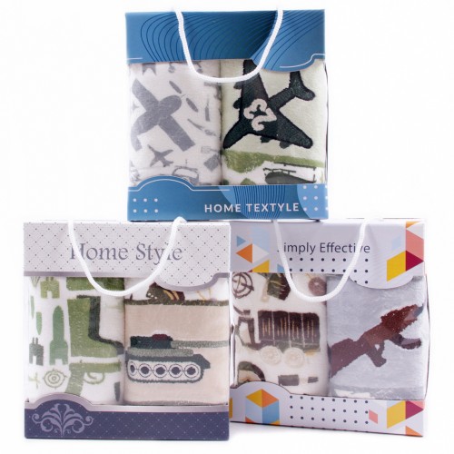 Набор полотенец микрофибра  2811377 в сумочке Р+Р из Иваново