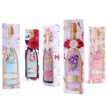 Набор полотенца микрофибра   3801 в бутылочке Р