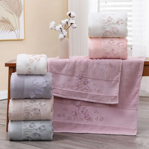 Набор полотенец махровых 2206651-2205651 в коробке Б из Иваново