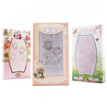 Набор полотенец махровых 2204651 в шоколадке Р