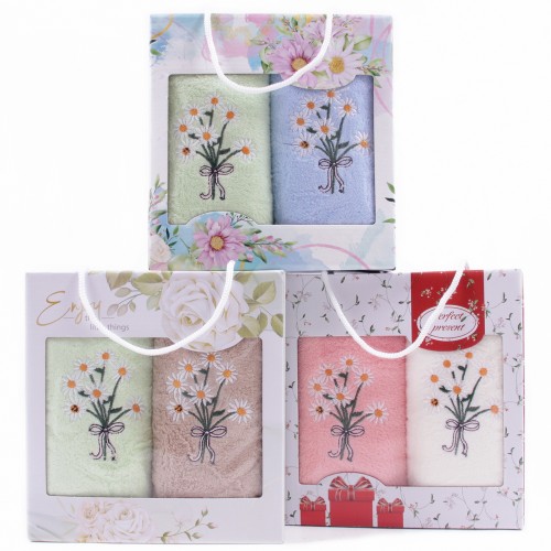 Набор полотенец микрофибра  5159 в сумочке Р+Р из Иваново