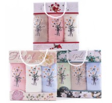 Набор полотенец микрофибра  5159 в сумочке Р+Р+Р