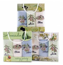 Набор полотенец микрофибра  2802149 в сумочке МР+МР+МР