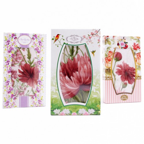 Набор вафельных полотенец Купон 50х63 см 29498-1 Тейково в шоколадке  из Иваново