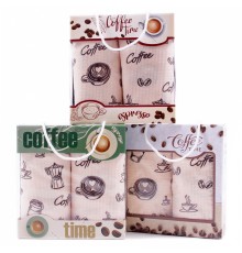 Набор вафельных полотенец Купон 50х63 см 2 штуки в коробке 29499-1 Тейково