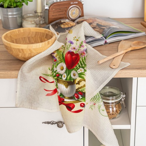 Вафельное полотенце Купон 50х63 см 29483-1 тк из Иваново