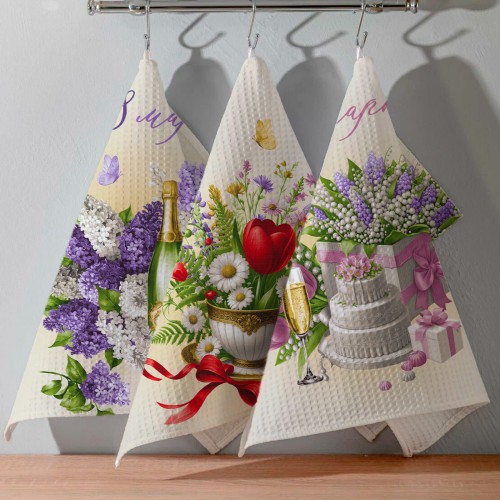 Вафельное полотенце Купон 50х63 см 29483-1 тк из Иваново