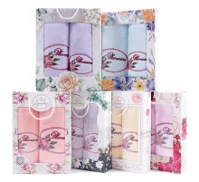 Набор полотенец микрофибра LM74-6 в коробке Б+Л