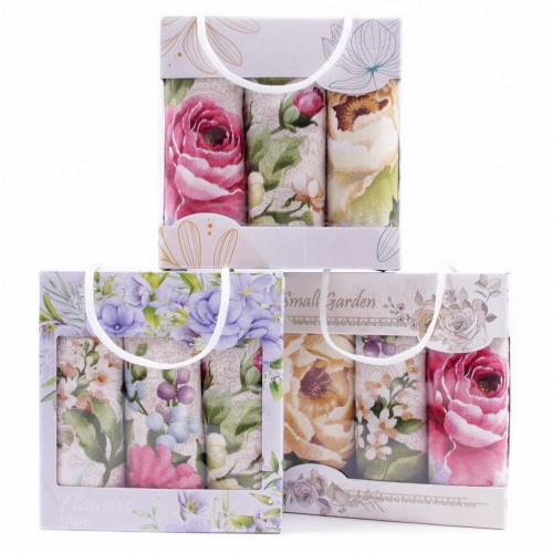 Набор полотенец рогожка Купон 50х63 см 3 штуки в сумочке 13491-1 ад из Иваново