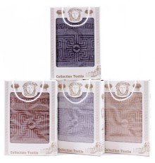 Набор полотенце махровое 95-488 95-489 в коробке Л