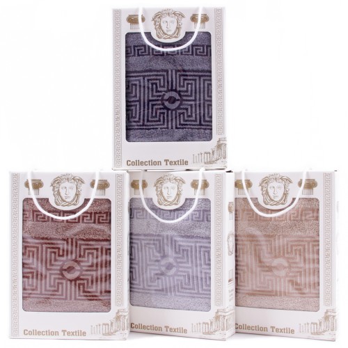 Набор полотенце махровое 95-488 95-489 в коробке Л из Иваново