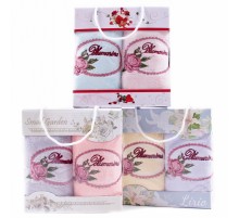 Набор полотенец микрофибра  LM74-6 в сумочке Р+Р