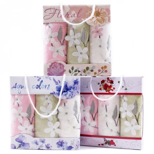 Набор полотенец микрофибра  10041157 в сумочке Р+Р+Р из Иваново