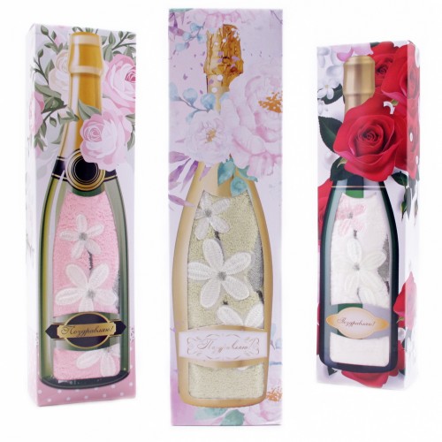 Набор полотенца микрофибра  10041157 в бутылочке Р из Иваново