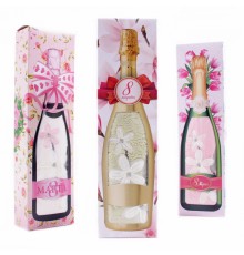 Набор полотенца микрофибра  10041157 в бутылочке 8 марта Р