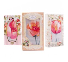 Набор полотенец из рогожки 40х75 см в шоколадке 1360-1П рд