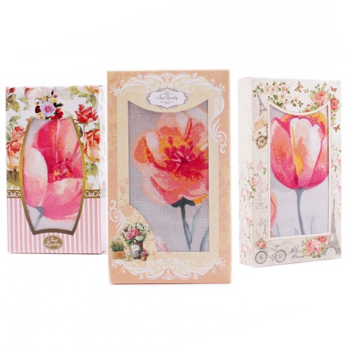 Набор полотенец из рогожки 40х75 см в шоколадке 1360-1П рд в Уфе