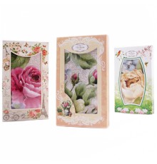 Набор полотенец из рогожки 40х75 см в шоколадке 13543-1 ад