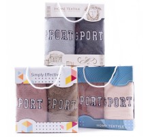 Набор полотенец микрофибра  5184А в сумочке Р+Р